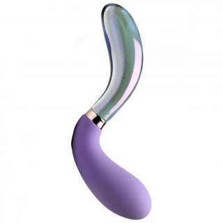 PRISMS 10X Pari Dual Ended Wavy Silicone & Glass Vibrator