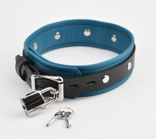 Deluxe Jade Empress Leather & Silver Collar