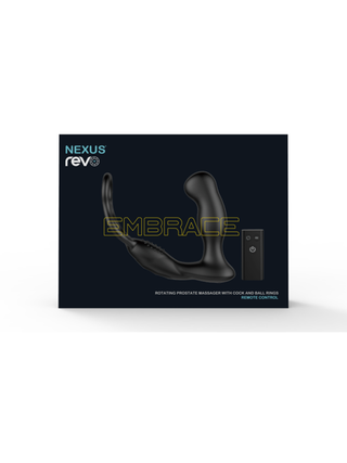 Nexus Revo Embrace Rotating Prostate & Perineum Massager with Rings