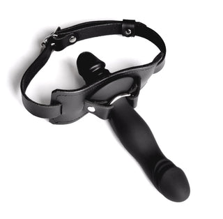 Premium Single Strap Dildo Gag With Luxury Attachment | BDSM Dildo Gag