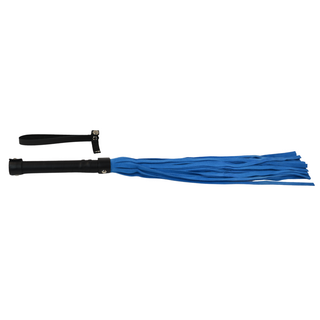 Premium Suede Leather Flogger - Blue
