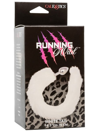 Running Wild White Tail Butt Plug