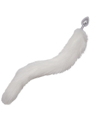 Running Wild White Tail Butt Plug