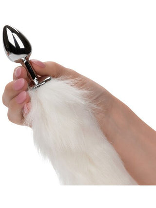 Running Wild White Tail Butt Plug