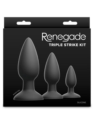Renegade Triple Strike Anal Training Kit – Black