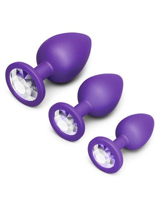 b-Vibe Jewel Butties Bundle – 3 Piece Silicone Anal Training Set