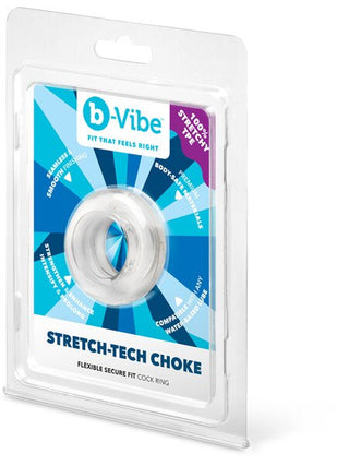 b-Vibe Stretch-Tech Choke - Ultra Stretchy Cock Ring