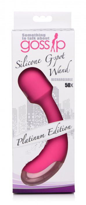 Gossip 50X Silicone G-spot Wand - Pink