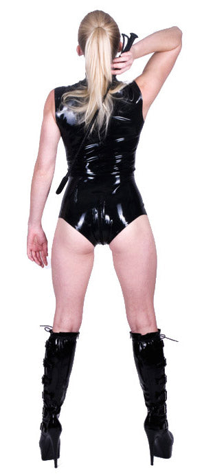 Latex Body Suit - Black