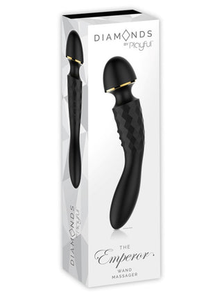 Diamonds the Emperor - Wand Massager Black