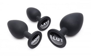 Master Series Dirty Words Anal Plug Set