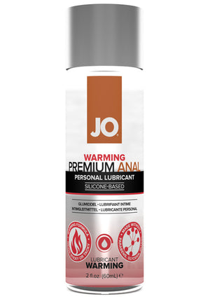 JO Premium Silicone-Based Anal Lubricant - Warming