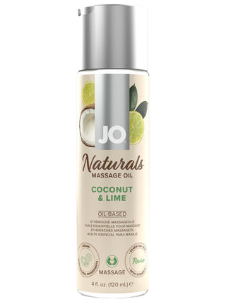 JO Naturals Massage Oil - Coconut & Lime