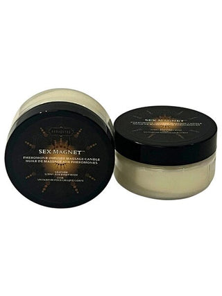 LEATHER Sex Magnet Massage Candle