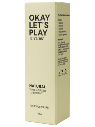 Luvloob Okay Lets Play Water-Based Lubricant