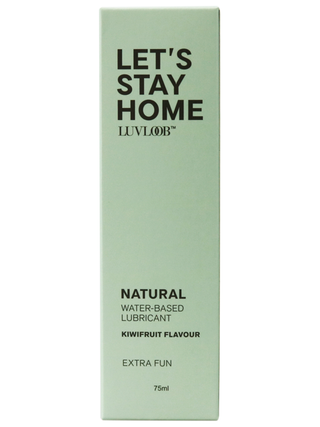 Luvloob Lets Stay Home Water-Based Lubricant - Kiwifruit