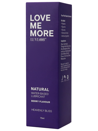 Luvloob Love Me More Water-Based Lubricant - Berry