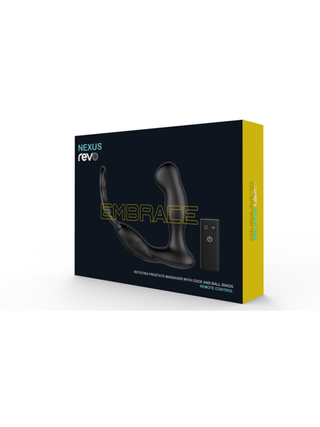 Nexus Revo Embrace Rotating Prostate & Perineum Massager with Rings