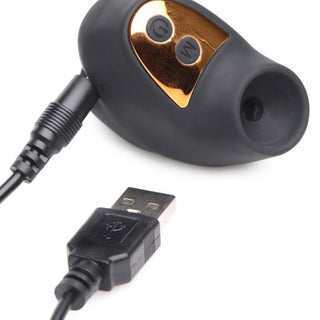Shegasm 12X Mini Silicone Clit Stimulator - Black