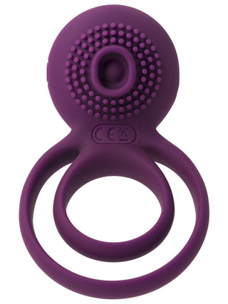 Svakom Tammy Violet Vibrating Double Penis Ring