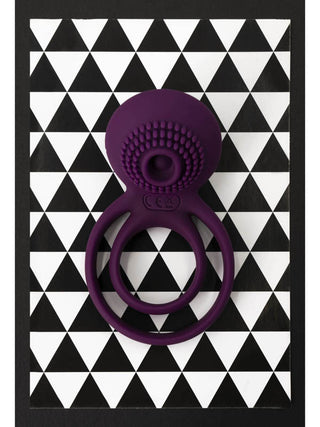 Svakom Tammy Violet Vibrating Double Penis Ring