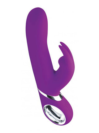Twirly 66X Spinning Silicone Rabbit Vibrator - Purple