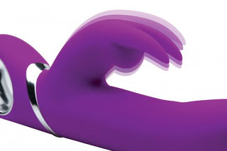 Twirly 66X Spinning Silicone Rabbit Vibrator - Purple