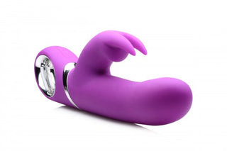 Twirly 66X Spinning Silicone Rabbit Vibrator - Purple