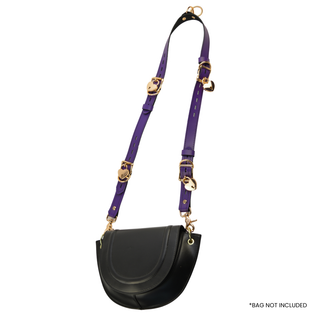 The V3RSE Strap - Gold Lockable Buckles with Love Heart Padlocks