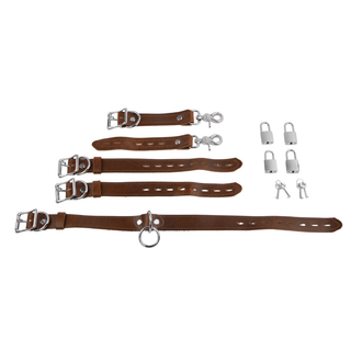 The V3RSE Strap - Silver Lockable Buckles with Square Padlocks