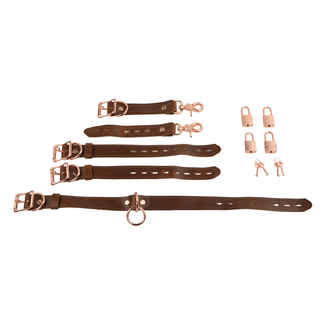 The V3RSE Strap - Rose Gold Lockable Buckles with Square Padlocks