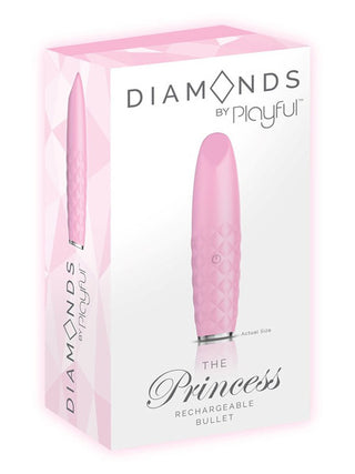Diamonds The Princess - Rechargeable Bullet - Pink