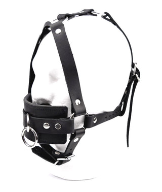 Mercy Industries | Black Premium Panel Ball Gag Head Harness