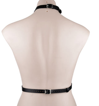 Black Leather Honey Body Harness