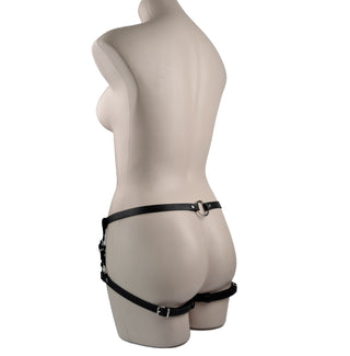 Black Leather Lower Body Harness