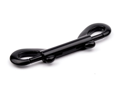 BDSM Restraints | Steel Double Ended Snap Hook - Black